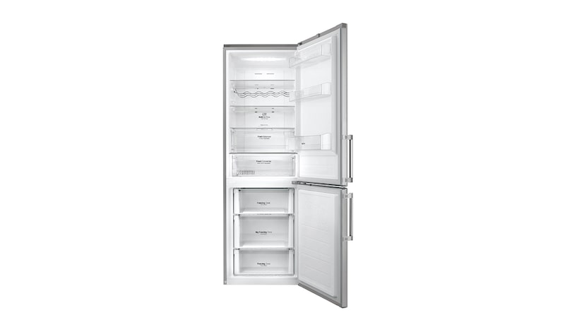 LG Ny Køle-/fryseskabe med Total No Frost, 190cm (nettovolumen 318 liter), GBB59PZFZB